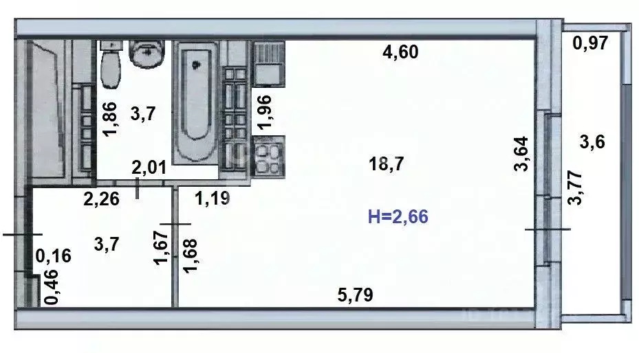 Студия Свердловская область, Екатеринбург ул. Студенческая, 80 (26.1 ... - Фото 2