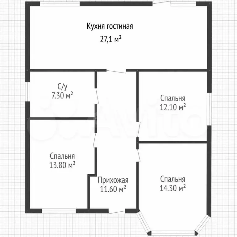 Дом 86,2 м на участке 4,88 га - Фото 0