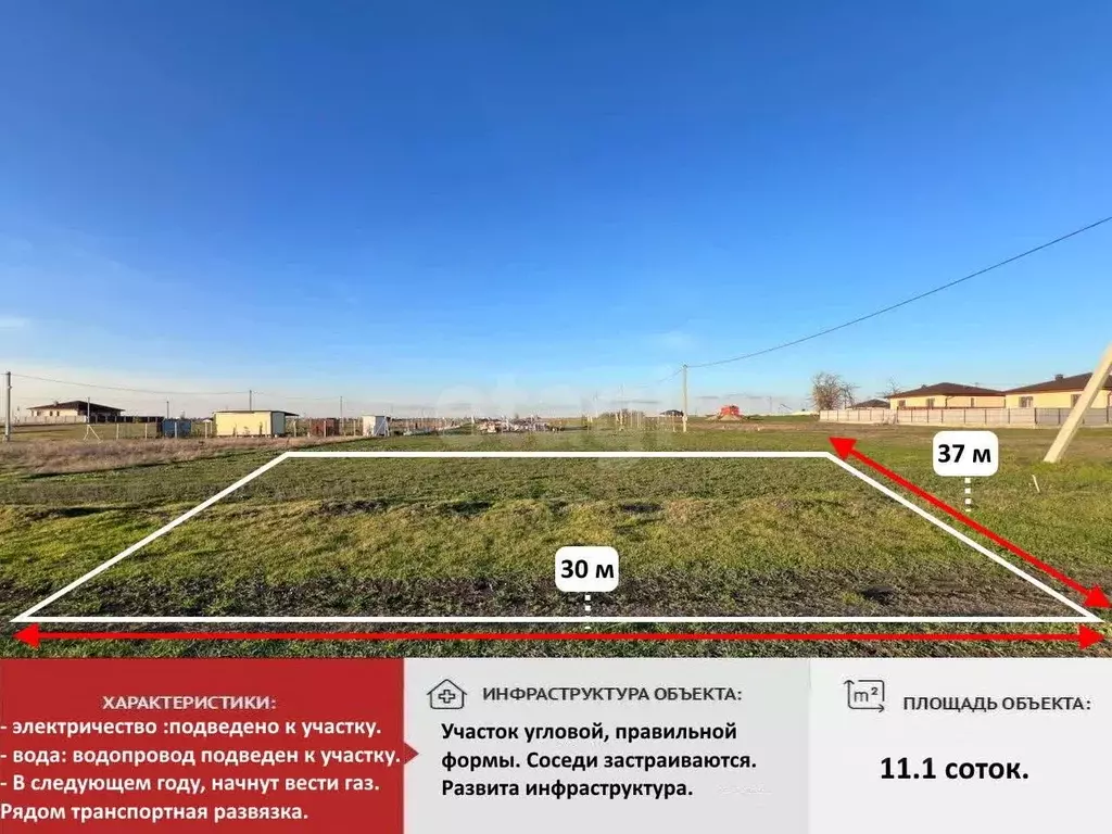 Участок в Крым, Симферопольский район, с. Мирное, Единство СНТ  (11.2 ... - Фото 1