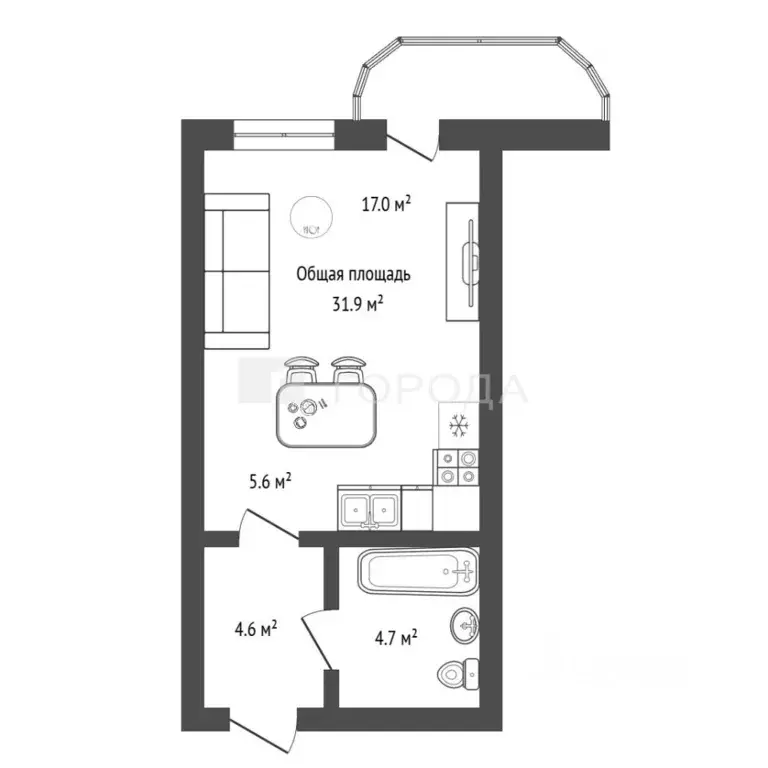 Студия Новосибирская область, Новосибирск ул. Немировича-Данченко, 2Б ... - Фото 2