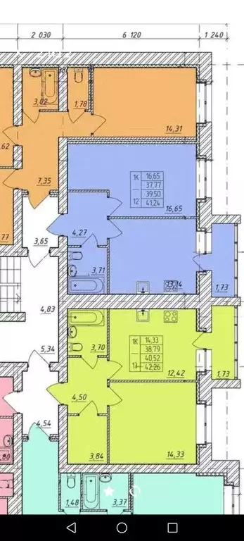 Продаётся 1-к квартира, 41.24 м - Фото 1