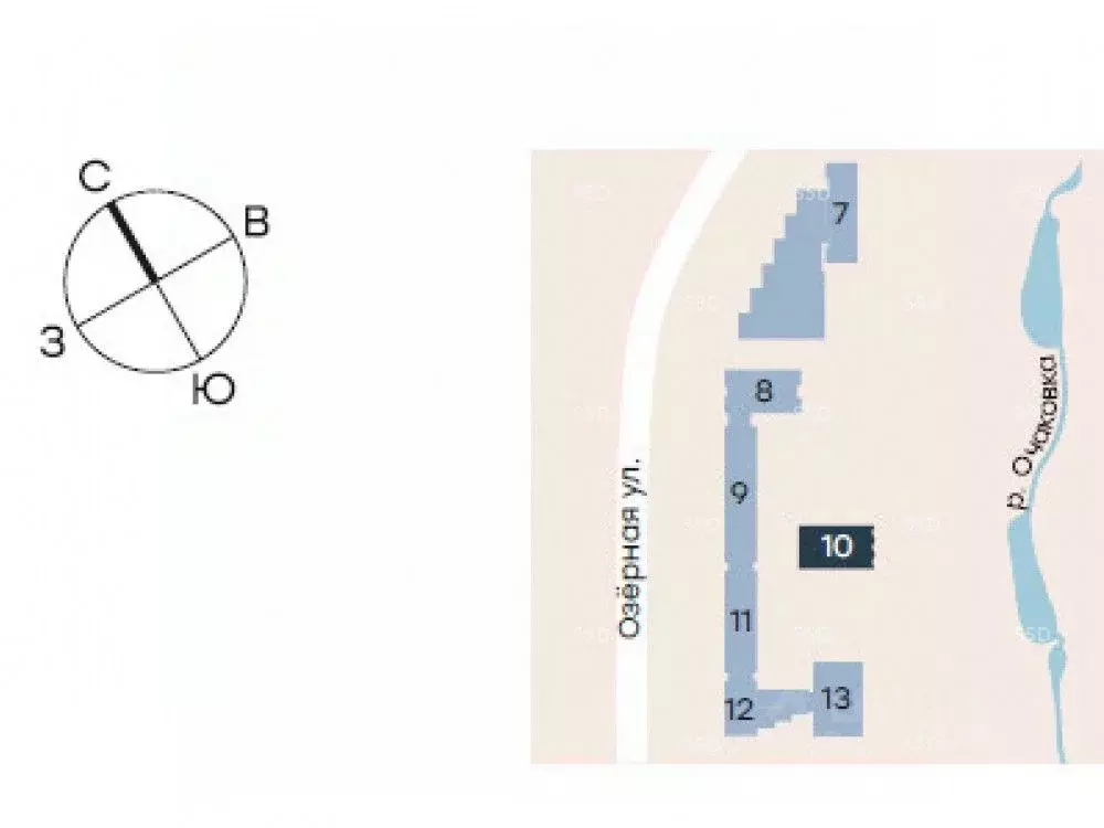 Торговая площадь в Москва Левел Мичуринский жилой комплекс, к10 (40 м) - Фото 2