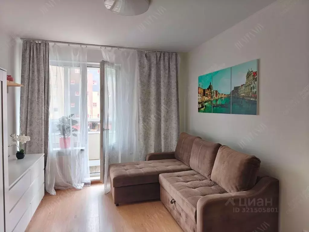 Студия Санкт-Петербург Комендантский просп., 66к1 (25.8 м) - Фото 1