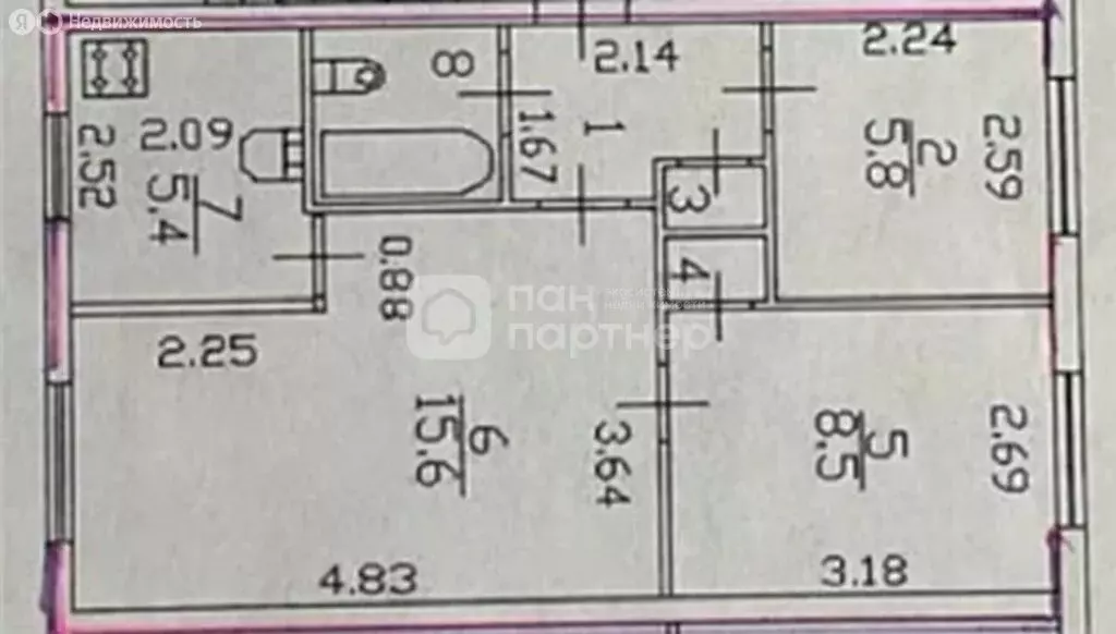 3-комнатная квартира: Санкт-Петербург, проспект Народного Ополчения, ... - Фото 1
