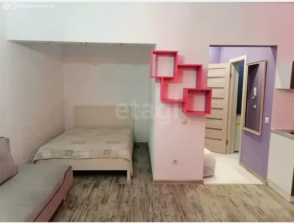Квартира-студия: Тюмень, Полевая улица, 105к2 (34.1 м) - Фото 1