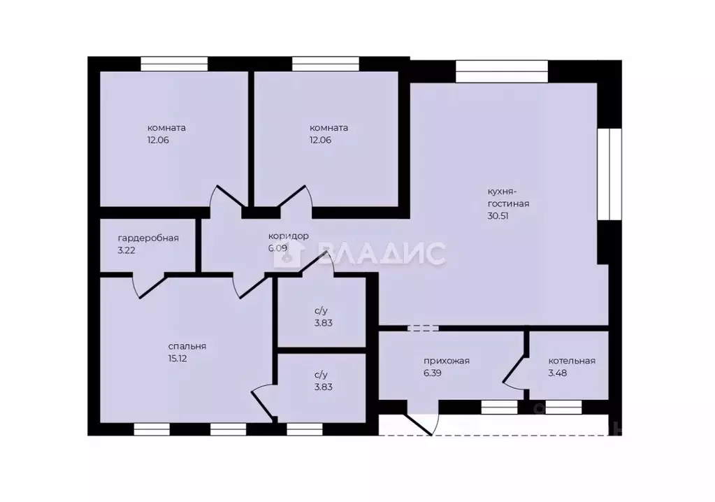 Дом в Ленинградская область, Всеволожский район, Агалатовское с/пос, ... - Фото 2