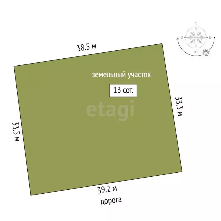 Участок в Архангельская область, Приморский муниципальный округ, д. ... - Фото 1