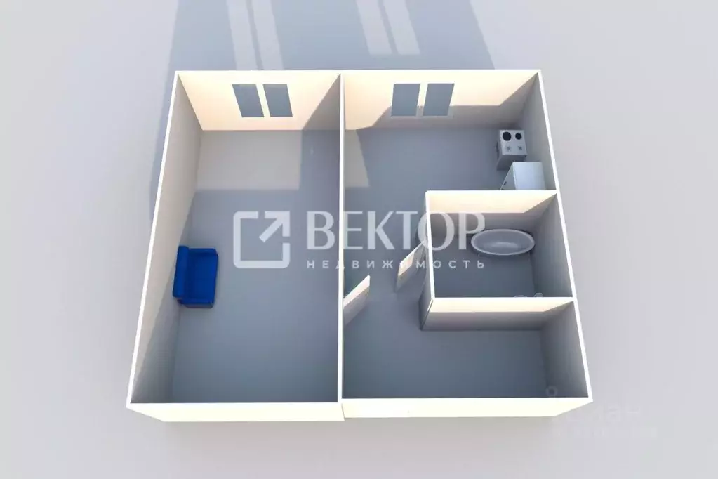 1-к кв. Ярославская область, Ярославль просп. Дзержинского, 61 (29.6 ... - Фото 2