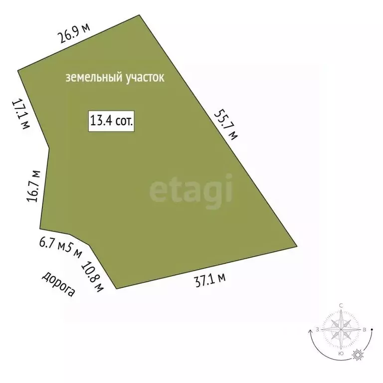 Участок в Костромская область, Костромской район, Середняковское ... - Фото 2