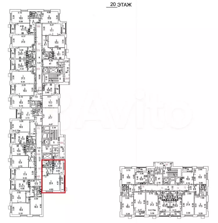 Аукцион: 1-к. квартира, 42,4 м, 20/24 эт. - Фото 0