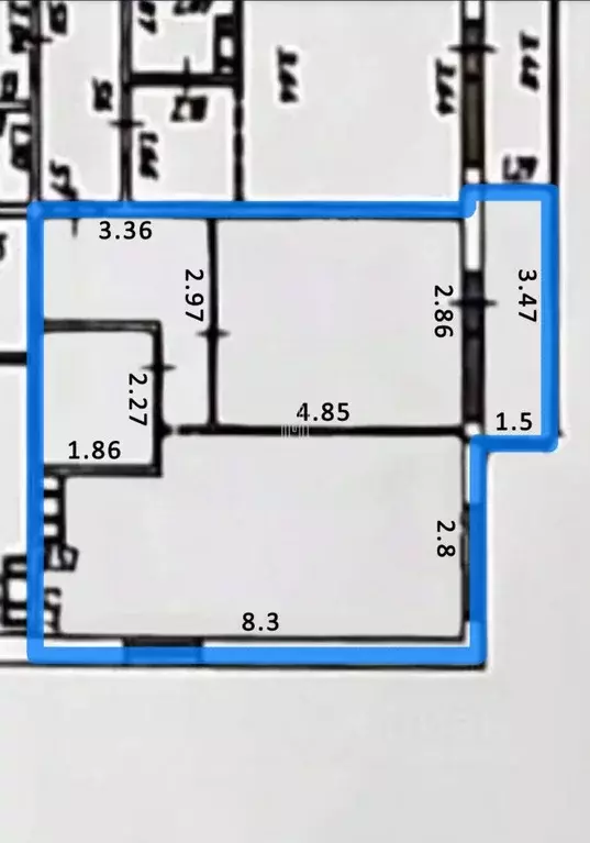 1-к кв. Ленинградская область, Ломоносовский район, Аннинское ... - Фото 2