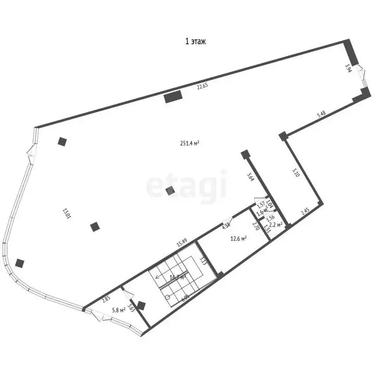 Торговая площадь (620.2 м) - Фото 1