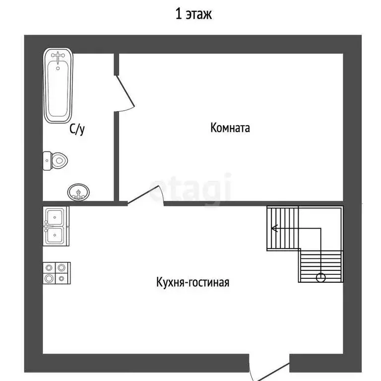 Дом в Краснодарский край, городской округ Сочи, село Высокое, Афипская ... - Фото 0
