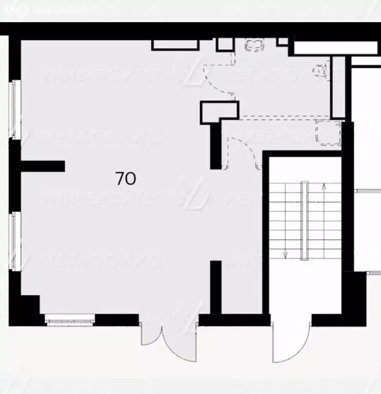 Помещение свободного назначения (70 м) - Фото 1