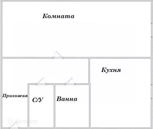 Продаётся 1-к квартира, 30.7 м - Фото 1