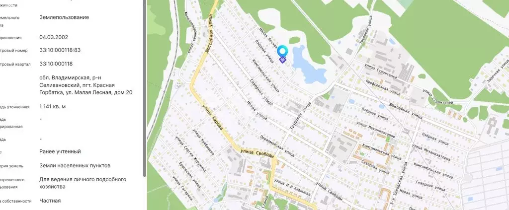 Дом в посёлок Красная Горбатка, Малая Лесная улица (43 м) - Фото 2