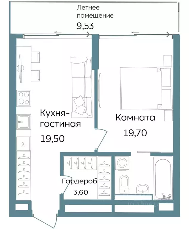 2-к кв. Крым, Саки ул. Морская (52.33 м) - Фото 1