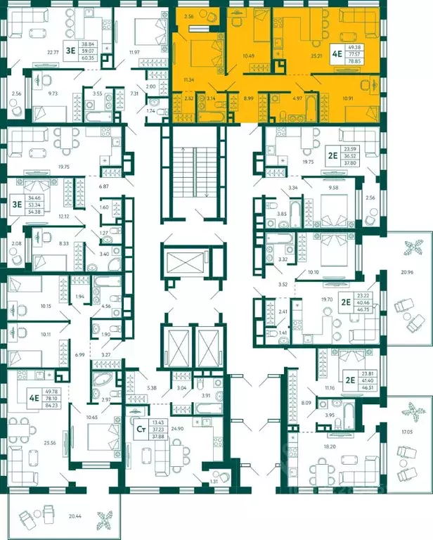 3-к кв. Башкортостан, Уфа Зеленая Роща жилрайон, Терле Парк жилой ... - Фото 1