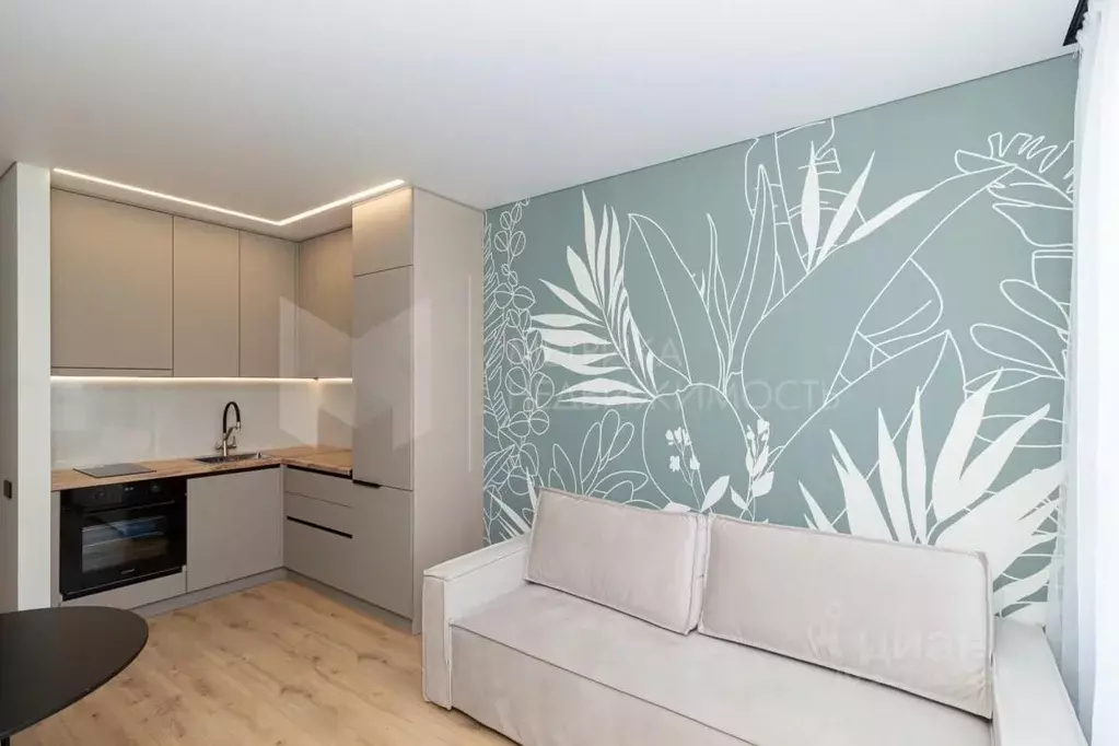 1-к кв. Тюменская область, Тюмень ул. Василия Малкова, 21 (40.6 м) - Фото 1