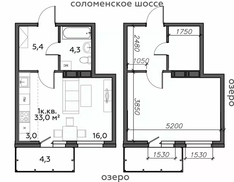 1-к кв. Карелия, Петрозаводск Район Северная промзона, Вороний Наволок ... - Фото 0