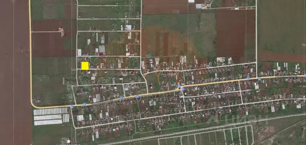 Участок в Крым, Сакский район, Лесновское с/пос, с. Владимировка ул. ... - Фото 1