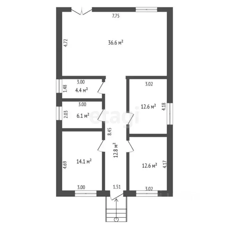 Дом в Ростовская область, Мясниковский район, Краснокрымское с/пос, ... - Фото 2