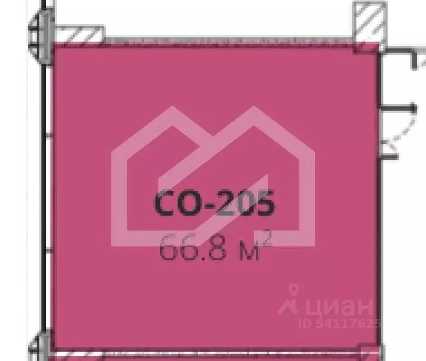 Торговая площадь в Москва Дмитровский проезд, вл1Г (67 м) - Фото 2