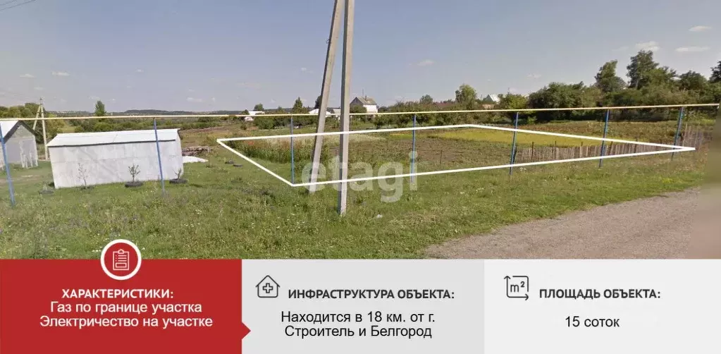 Участок в Белгородская область, Яковлевский муниципальный округ, с. ... - Фото 0