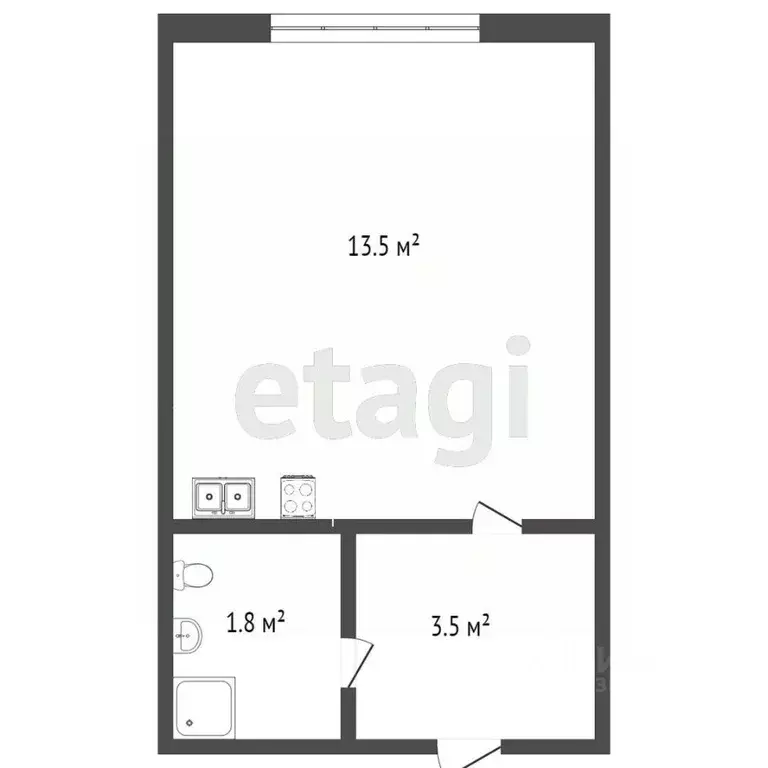 Студия Ярославская область, Ярославль Тутаевское ш., 87к2 (18.8 м) - Фото 2