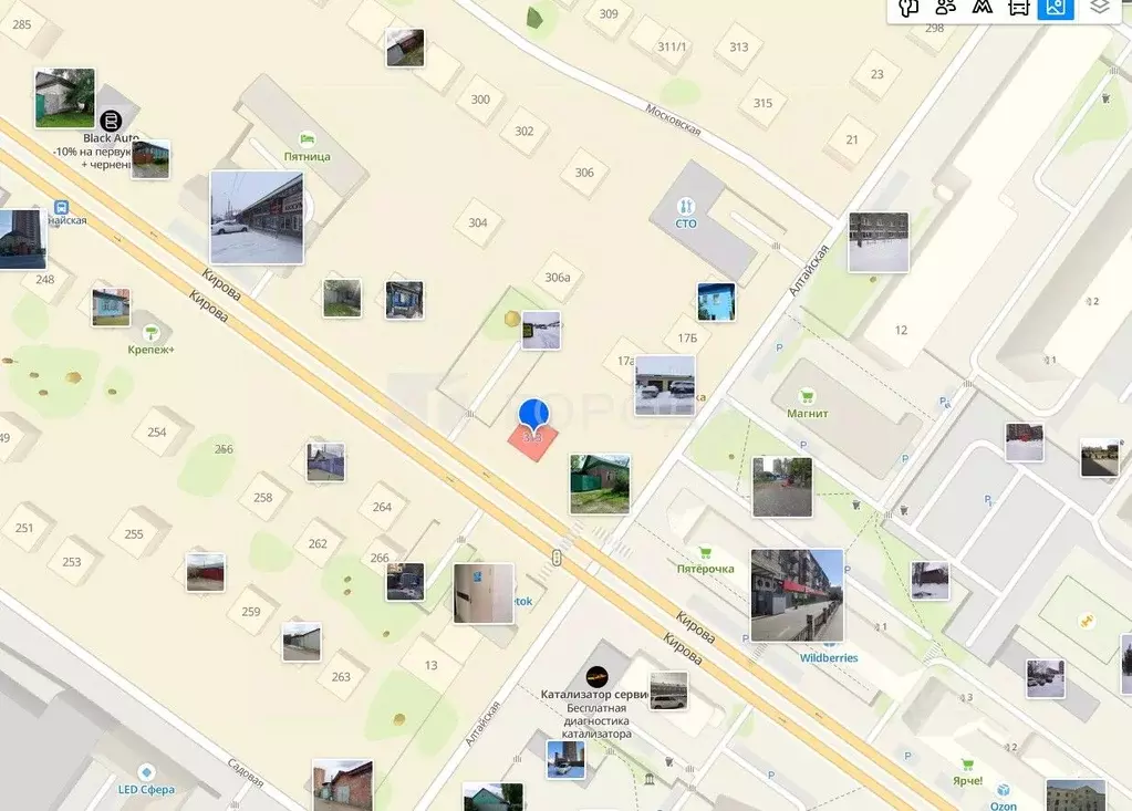 Дом в Новосибирская область, Новосибирск ул. Кирова, 313 (39 м) - Фото 2