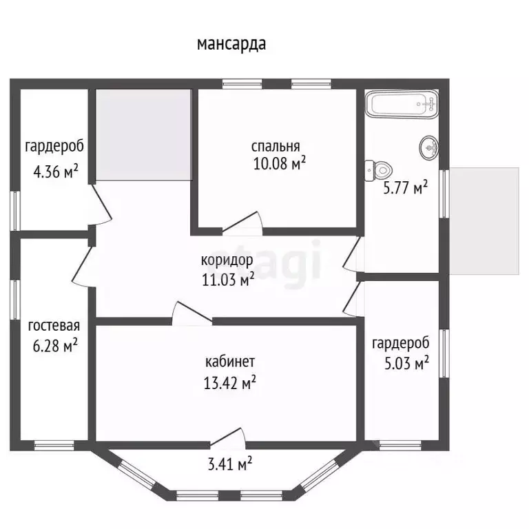 Дом в Ярославская область, Рыбинский муниципальный округ, д. Назарово ... - Фото 1