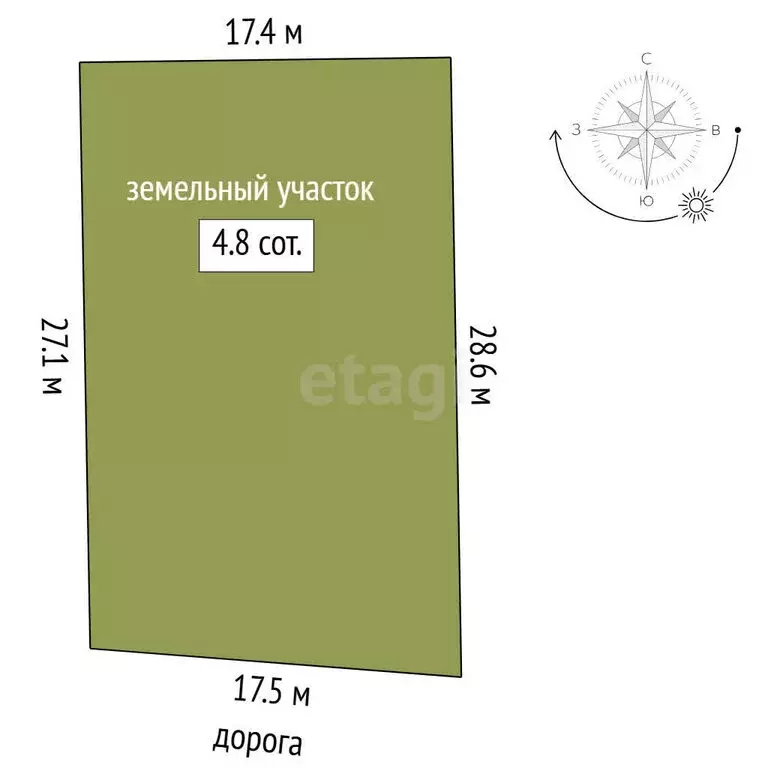 Участок в Тюмень, садовое товарищество Поле Чудес, Кукольный переулок ... - Фото 1