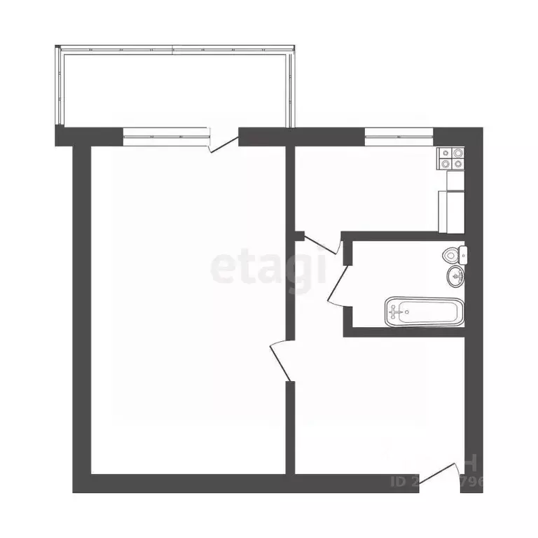 1-к кв. Ставропольский край, Ставрополь просп. Юности, 20 (43.0 м) - Фото 2