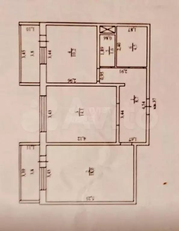 2-к. квартира, 57,1 м, 8/10 эт. - Фото 0