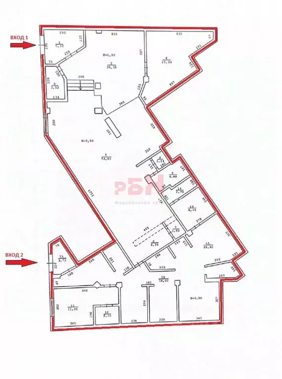 Помещение свободного назначения в Свердловская область, Екатеринбург ... - Фото 2