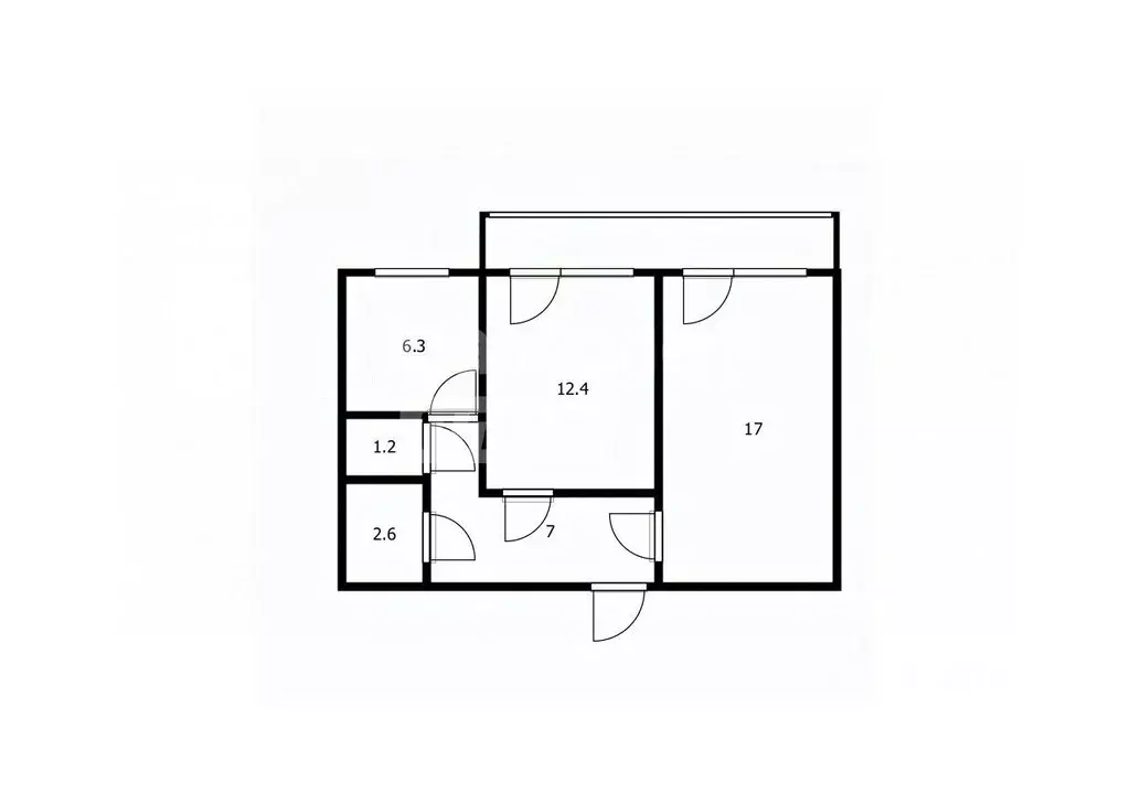 2-к кв. Кировская область, Киров ул. Екатерины Кочкиной, 4к1 (46.9 м) - Фото 1