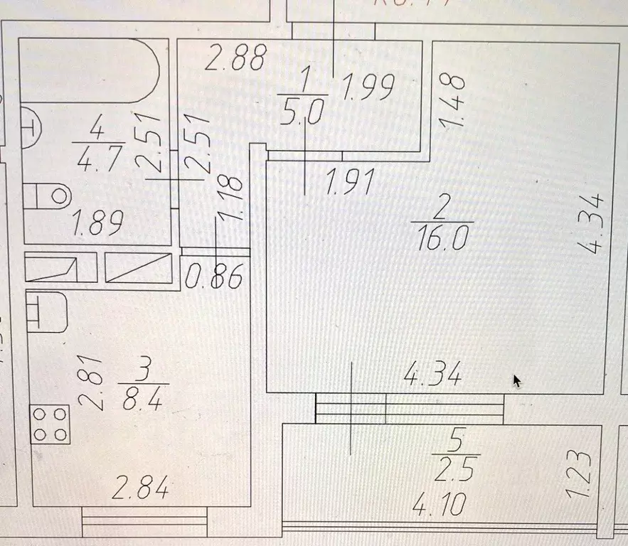 1-к кв. Москва Десеновское поселение, ул. 3-я Нововатутинская, 13к1 ... - Фото 2