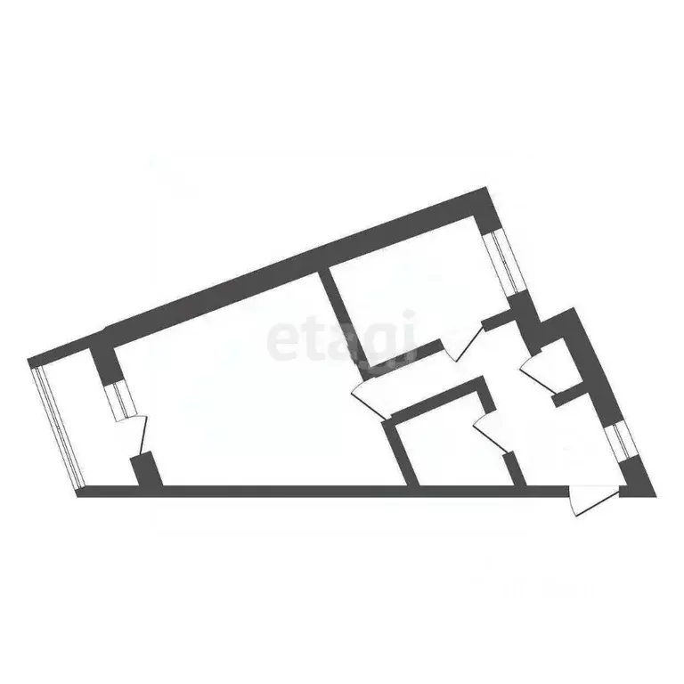 1-к кв. Кемеровская область, Юрга ул. Машиностроителей, 55 (54.0 м) - Фото 1