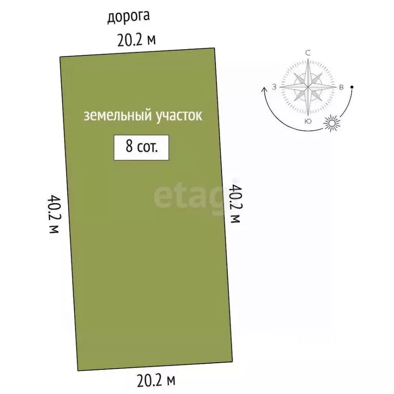 Участок в Тюменская область, Нижнетавдинский муниципальный округ, ... - Фото 1