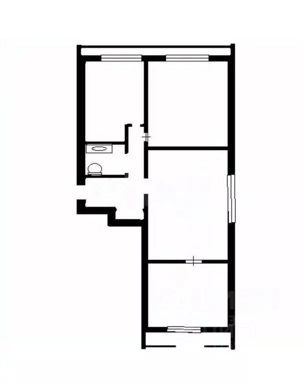 3-к кв. Москва Кронштадтский бул., 43К2 (65.5 м) - Фото 1