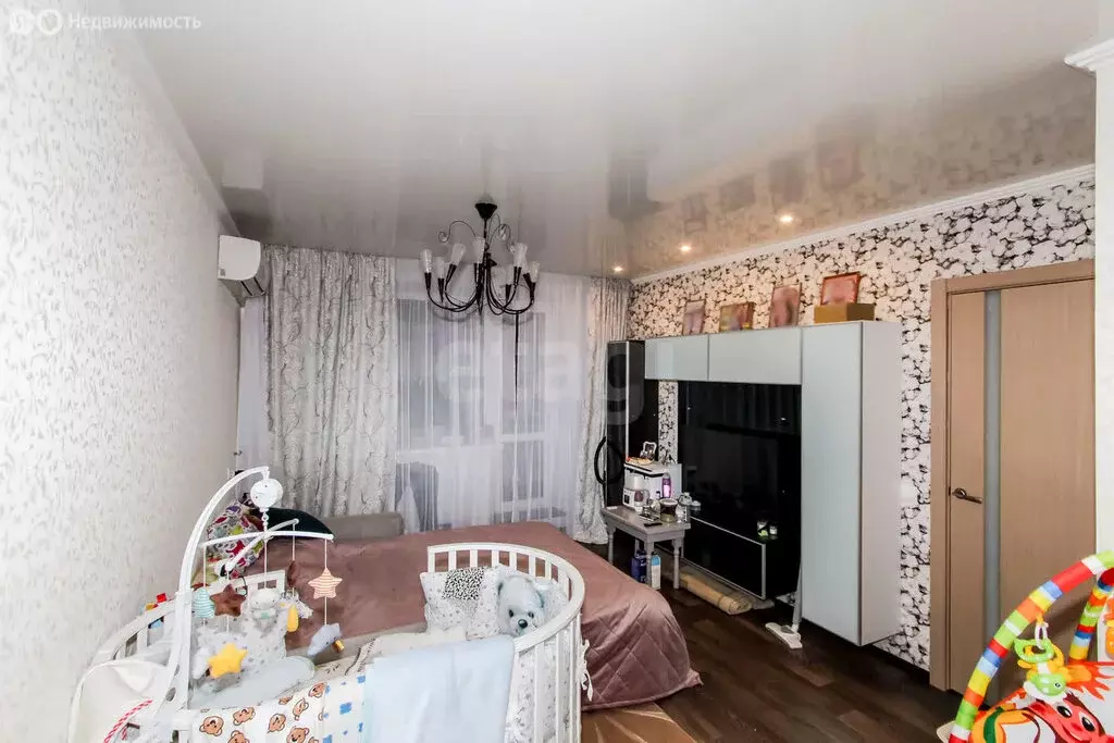 1-комнатная квартира: Тюмень, микрорайон Мыс, улица Малиновского, 6А ... - Фото 2