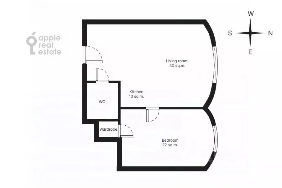 2-к кв. москва зоологическая ул, 4 (83.0 м) - Фото 1