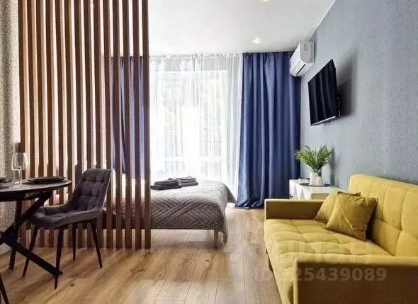 Студия Краснодарский край, Сочи ул. Искры, 88к3 (27.0 м) - Фото 1