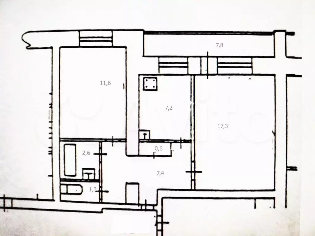 2-к. квартира, 48 м, 2/9 эт. - Фото 0