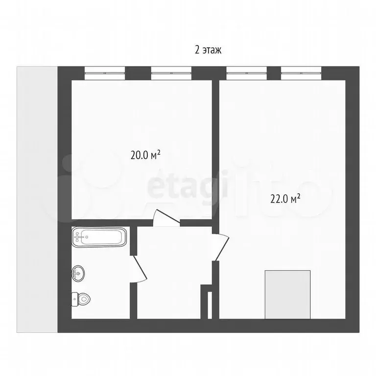 4-к. квартира, 107 м, 2/2 эт. - Фото 0