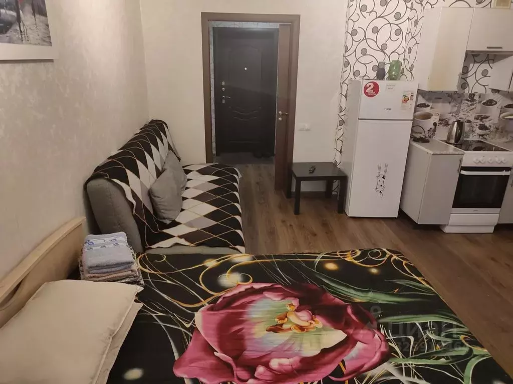 1-к кв. Башкортостан, Уфа ул. Набережная Моторостроителей, 15 (32.0 м) - Фото 1