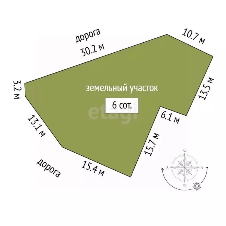 Участок в Башкортостан, Стерлитамак Комсомольский мкр, ул. Каховская ... - Фото 1