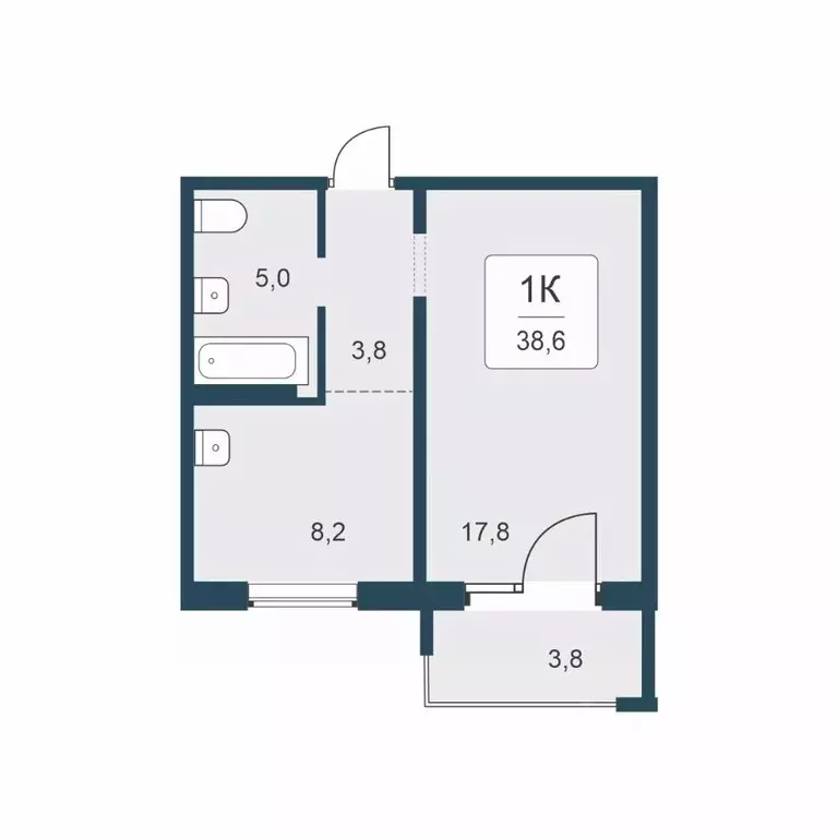 1-к кв. Новосибирская область, Новосибирск ул. Сибиряков-Гвардейцев, ... - Фото 1