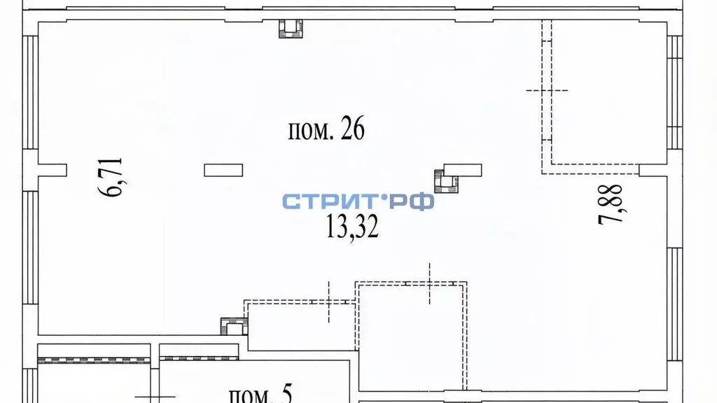 Помещение свободного назначения в Москва бул. Скандинавский, 23к1 (97 ... - Фото 2