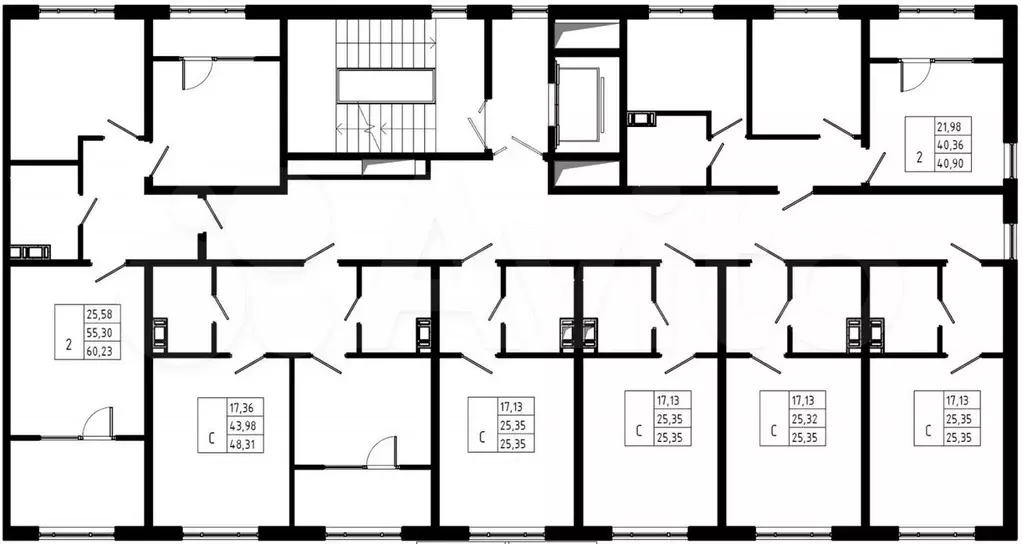 Квартира-студия, 25,4 м, 4/8 эт. - Фото 1